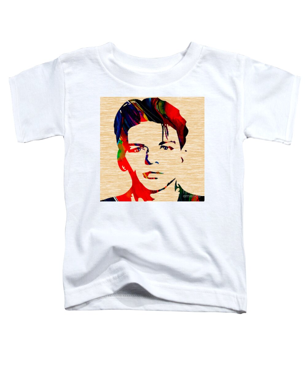Frank Sinatra Art Toddler T-Shirt featuring the mixed media Frank Sinatra Art #5 by Marvin Blaine