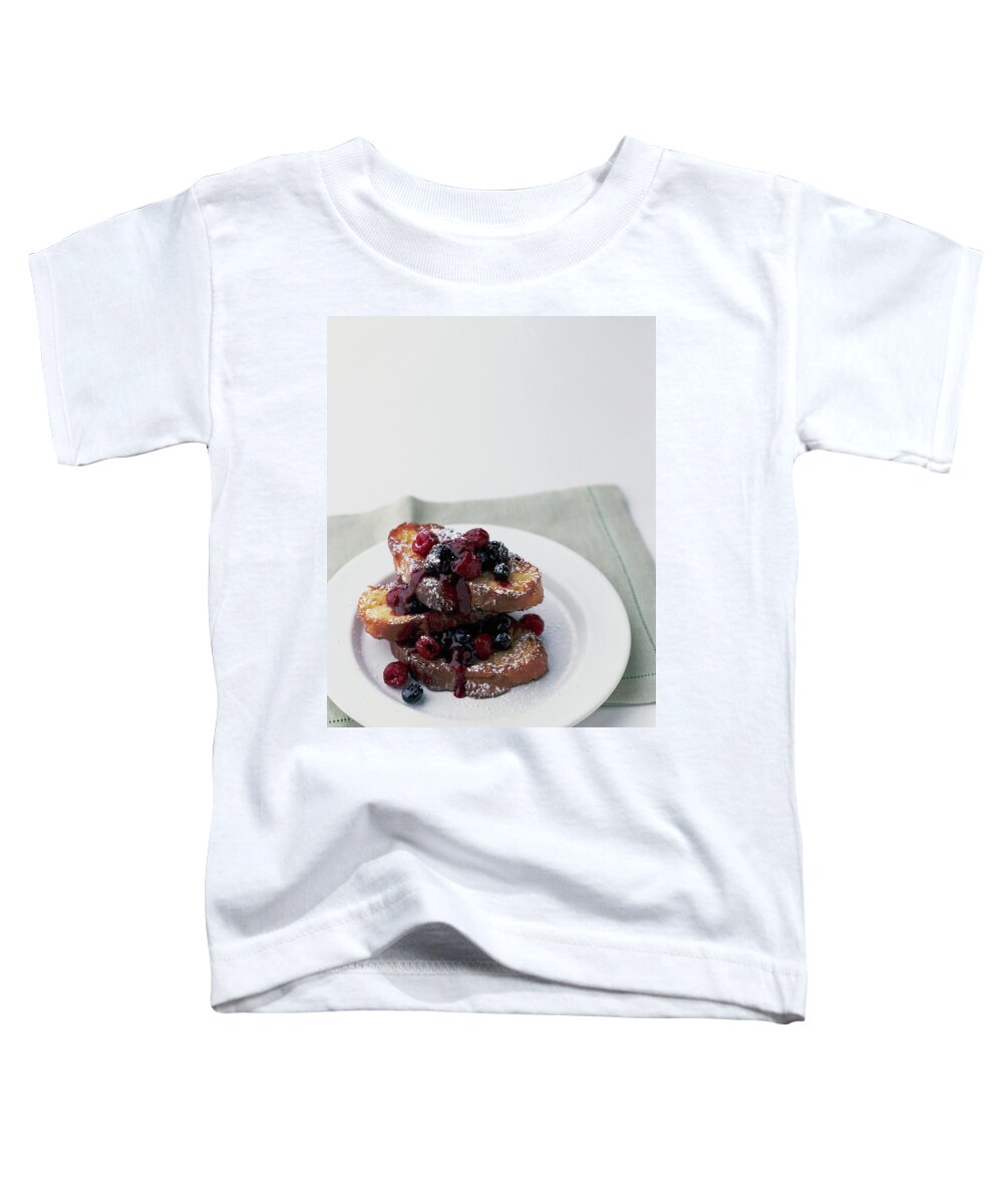 Cooking Toddler T-Shirt featuring the photograph French Toast by Romulo Yanes