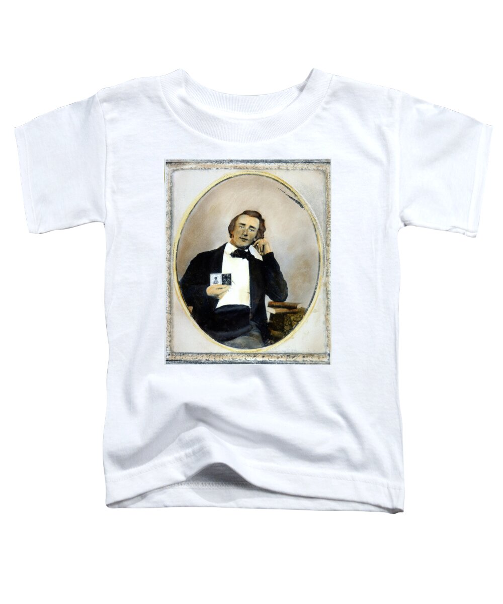 1856 Toddler T-Shirt featuring the photograph George A. Custer (1839-1876) by Granger