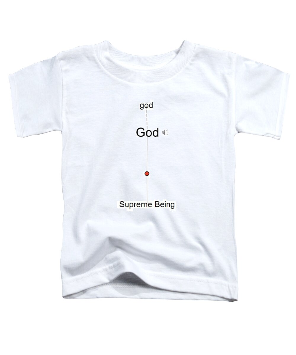 God Toddler T-Shirt featuring the painting God by Bruce Nutting