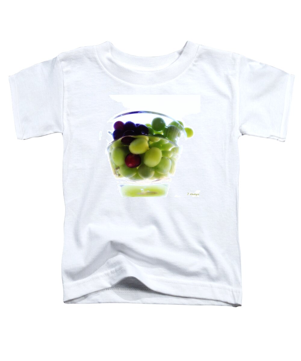 Still Life Toddler T-Shirt featuring the photograph Grapes Of Wrath by Joseph Hedaya