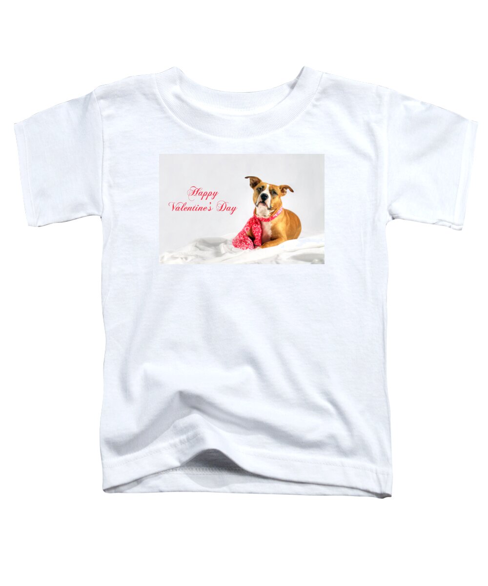 Fifty Shades Toddler T-Shirt featuring the photograph Fifty Shades of Pink - Happy Valentine's Day by Shelley Neff