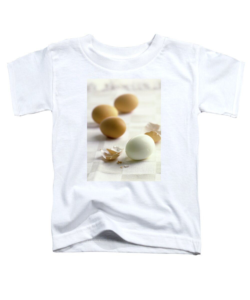 Cooking Toddler T-Shirt featuring the photograph Hard-boiled Eggs by Romulo Yanes