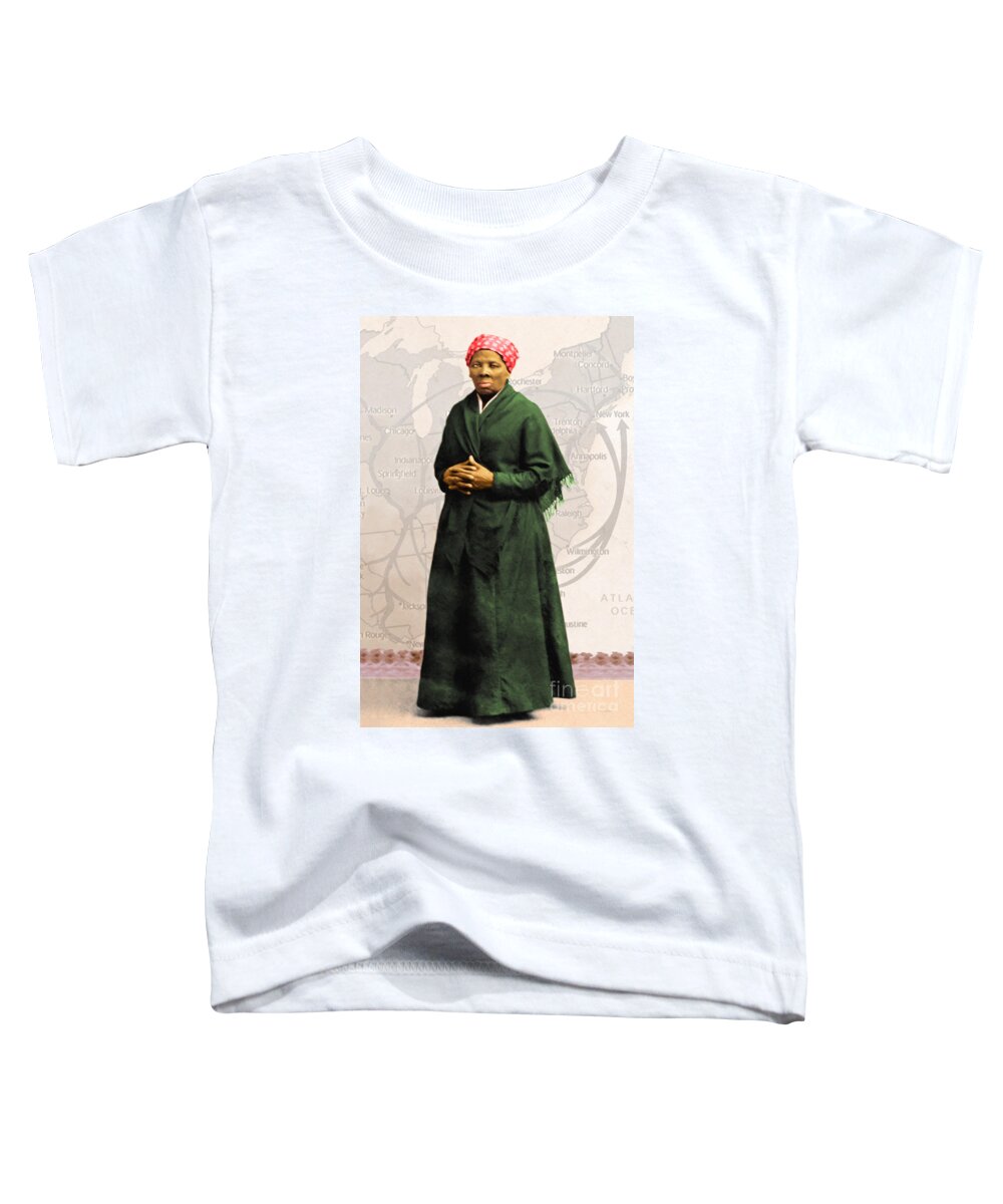 Harriet Tubman Toddler T-Shirt featuring the photograph Harriet Tubman The Underground Railroad 20140210v2 by Wingsdomain Art and Photography