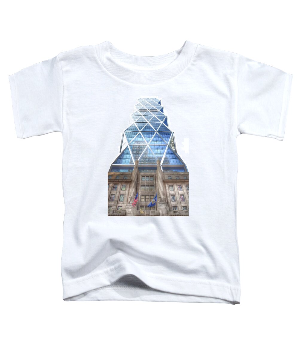Hearst Tower Toddler T-Shirt featuring the photograph Hearst Tower - Manhattan - New York City by Marianna Mills