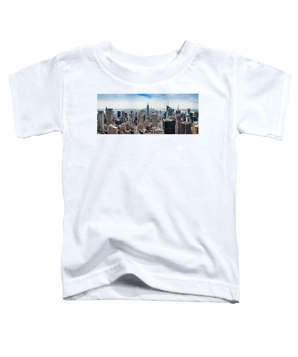 New York Toddler T-Shirt featuring the photograph Heart of an Empire by Az Jackson