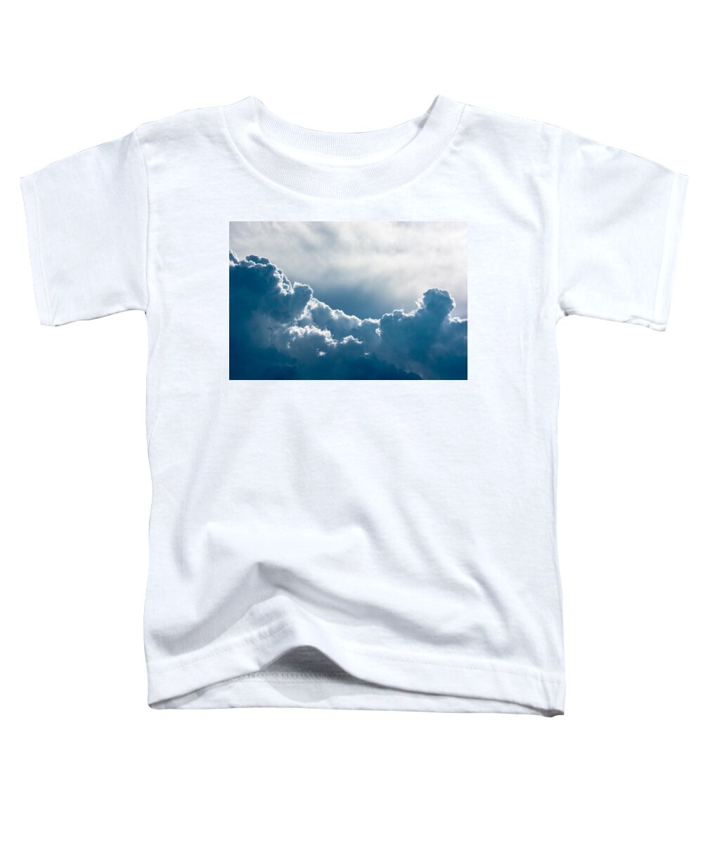 Sky Toddler T-Shirt featuring the photograph Heavy Thunderclouds on the Sky by Andreas Berthold