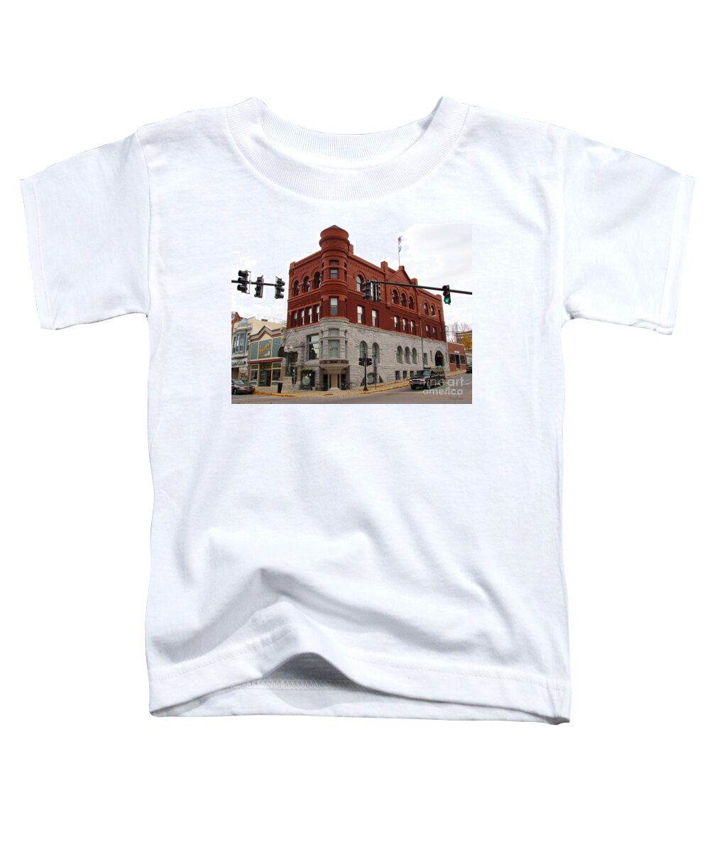 Manistee Toddler T-Shirt featuring the photograph Historic Manistee Michigan by Terri Gostola