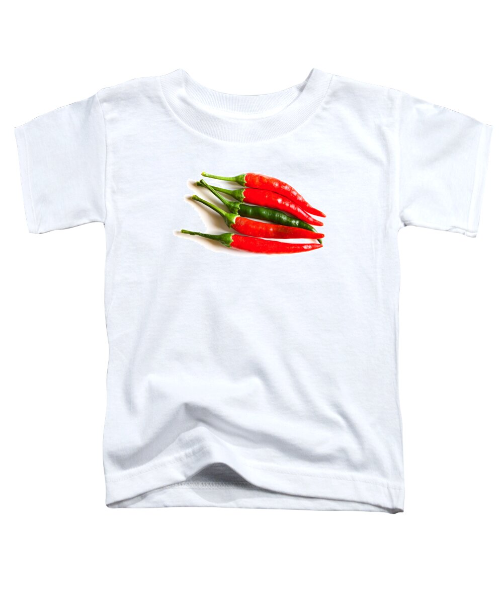 Chili Toddler T-Shirt featuring the photograph Hot Chili Story3 by Perry Van Munster