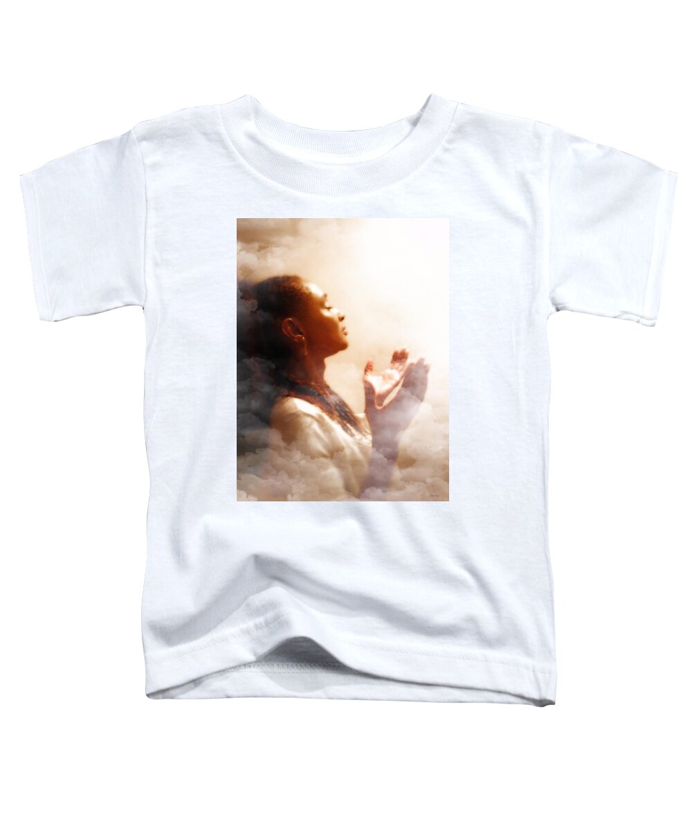 Into His Glory Toddler T-Shirt featuring the painting Into His Glory by Jennifer Page