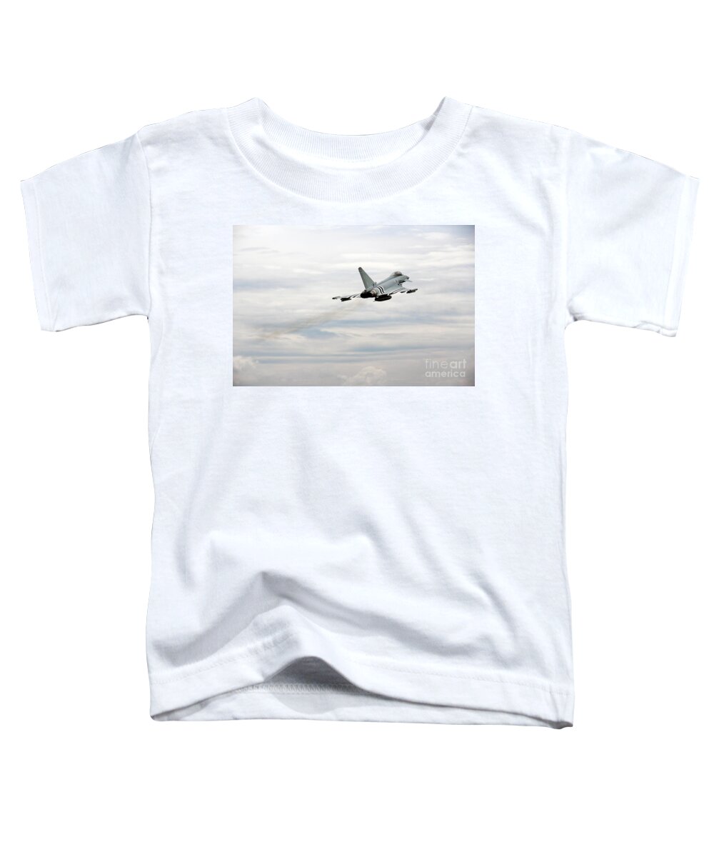Raf Typhoon Toddler T-Shirt featuring the photograph Invasion Typhoon by Airpower Art