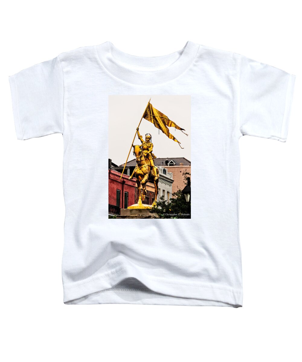 Joan Of Arc Toddler T-Shirt featuring the photograph Joan Of Arc by Christopher Holmes