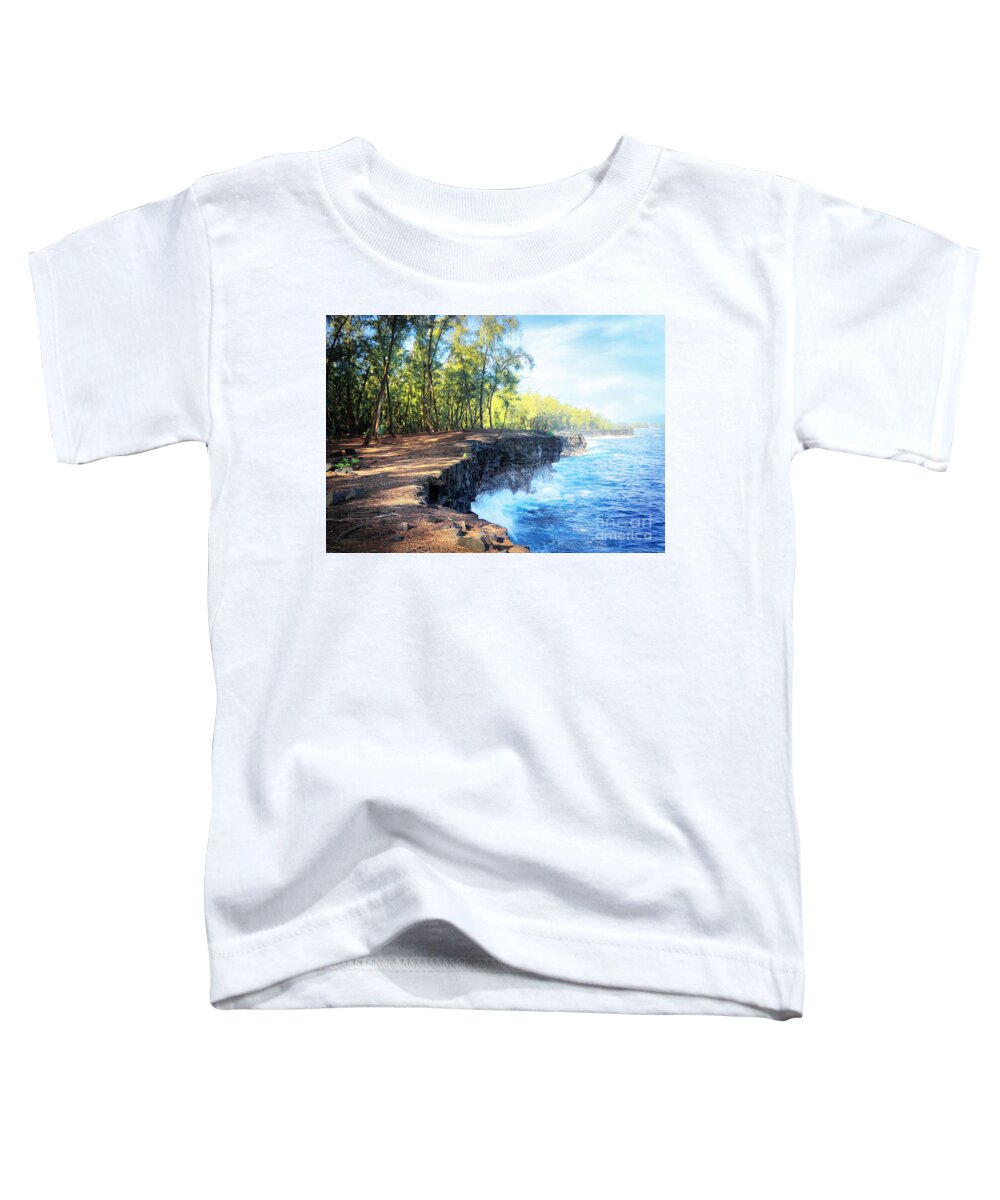 Hawaii Toddler T-Shirt featuring the photograph Kaloli Point Hawaii by Ellen Cotton