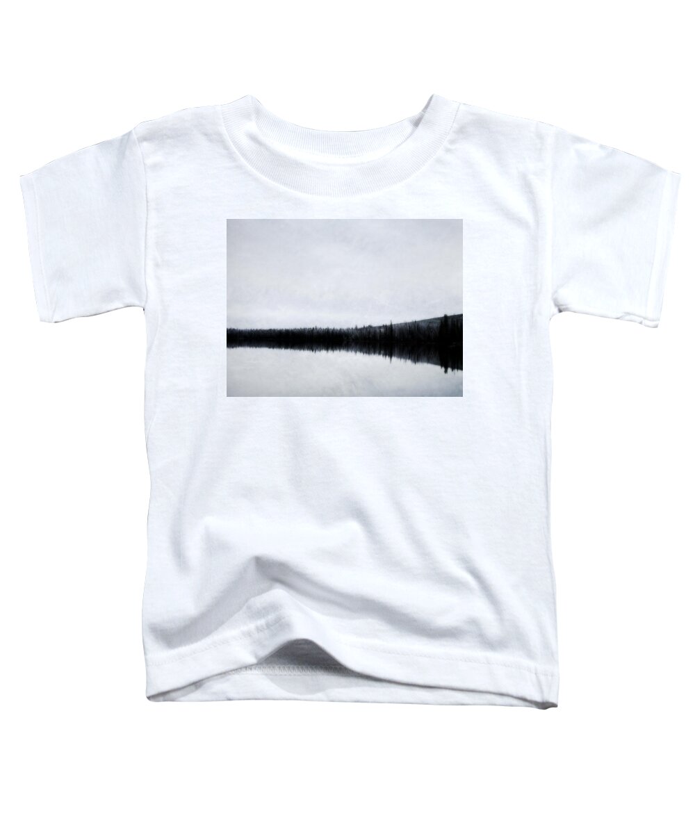 Winter Toddler T-Shirt featuring the photograph Lac Le Jeune by Theresa Tahara
