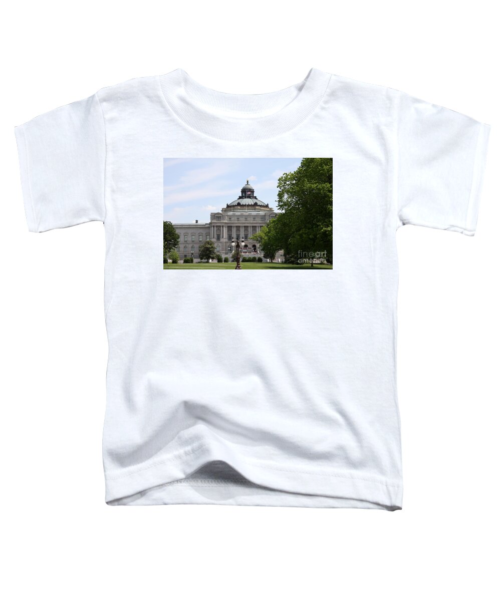 Library Of Congress Toddler T-Shirt featuring the photograph Library of Congress - Thomas Jefferson Building by Christiane Schulze Art And Photography