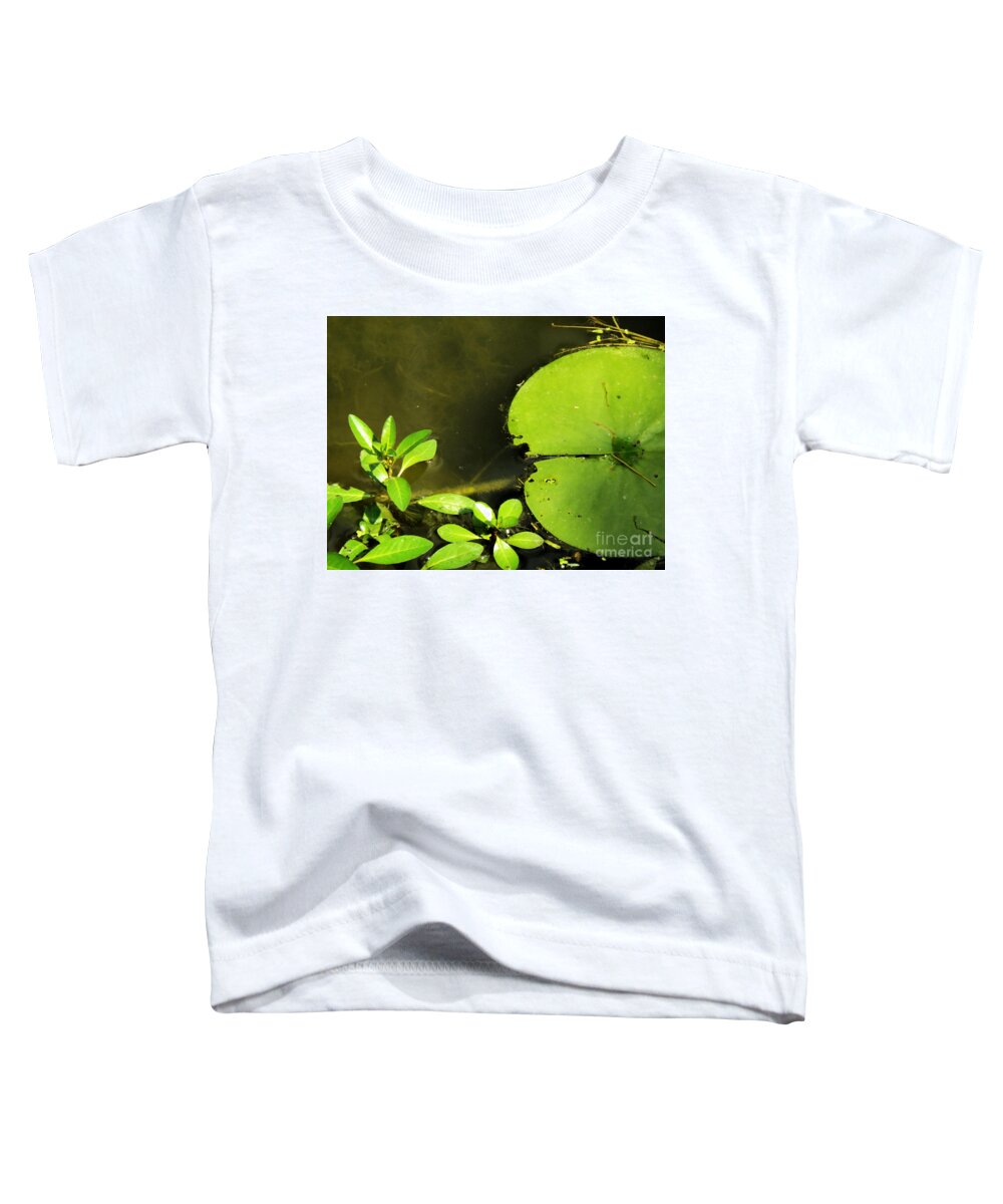Lily Pad Toddler T-Shirt featuring the photograph Lily Pad by Robyn King