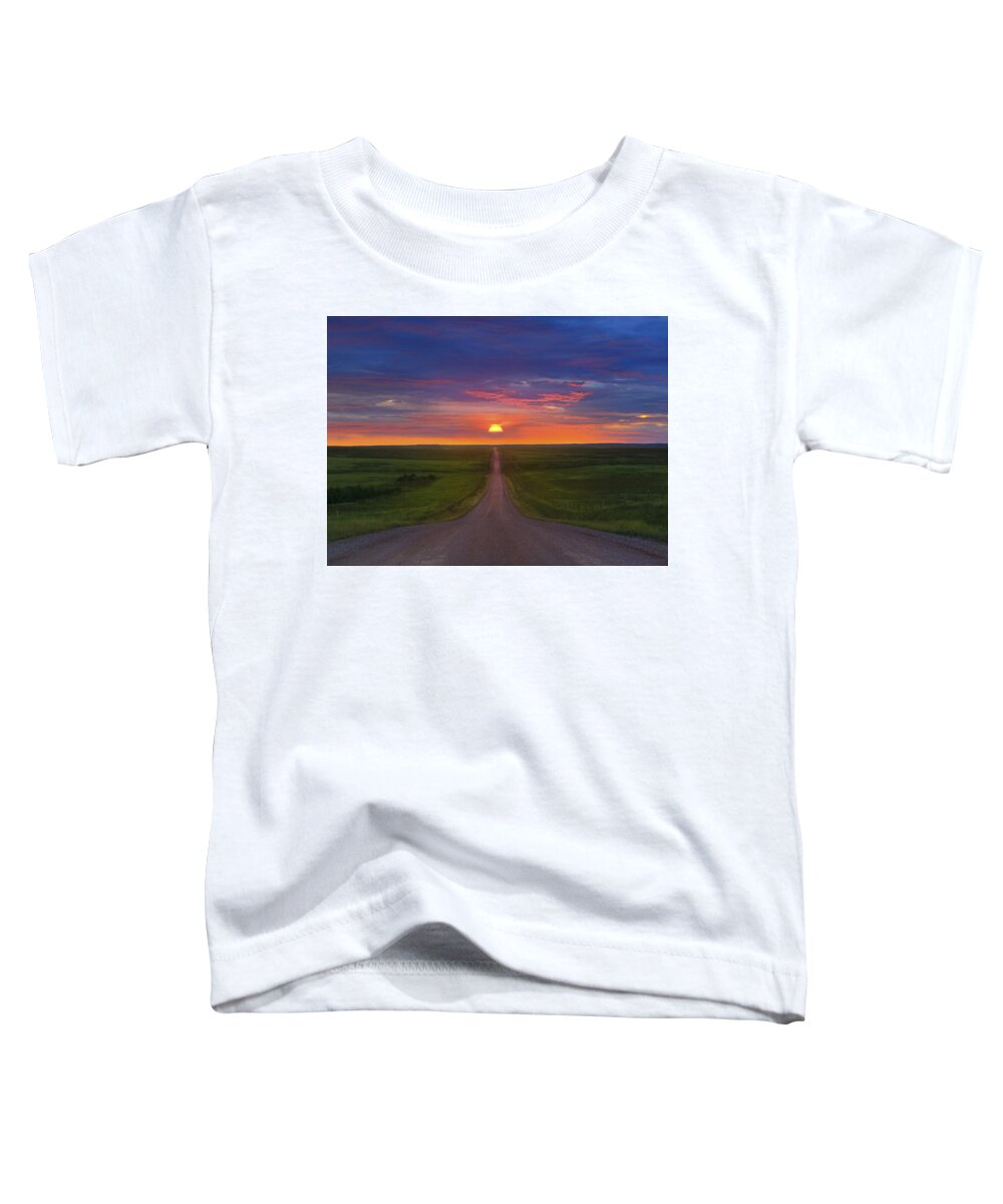 Landscape Toddler T-Shirt featuring the photograph Long Way To Go by Kadek Susanto