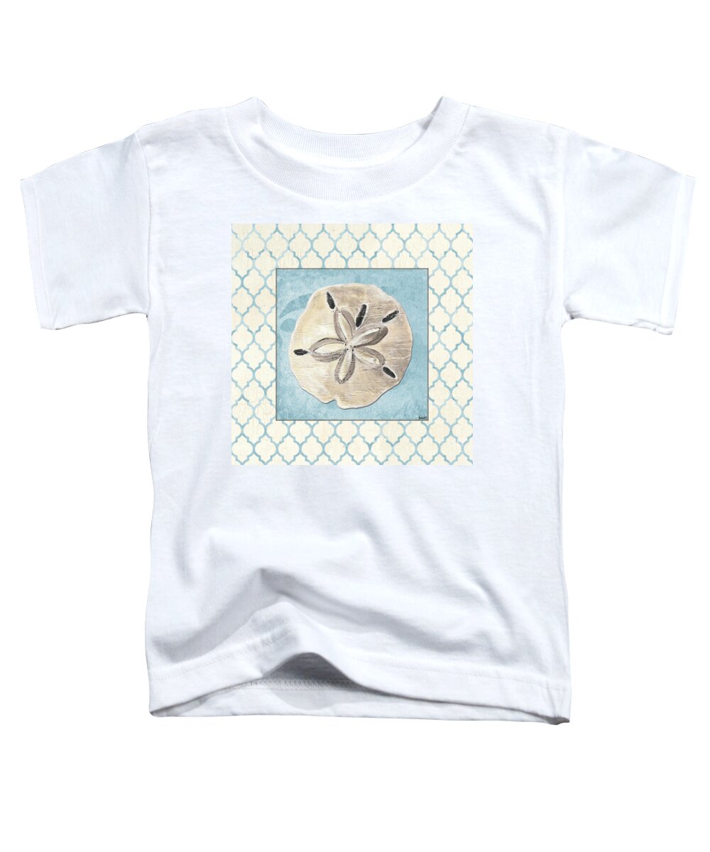 Shell Toddler T-Shirt featuring the painting Moroccan Spa 2 by Debbie DeWitt