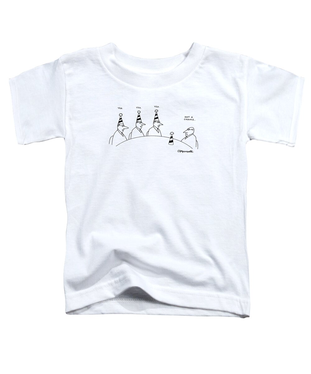Leisure Toddler T-Shirt featuring the drawing New Yorker February 10th, 1992 by Charles Barsotti