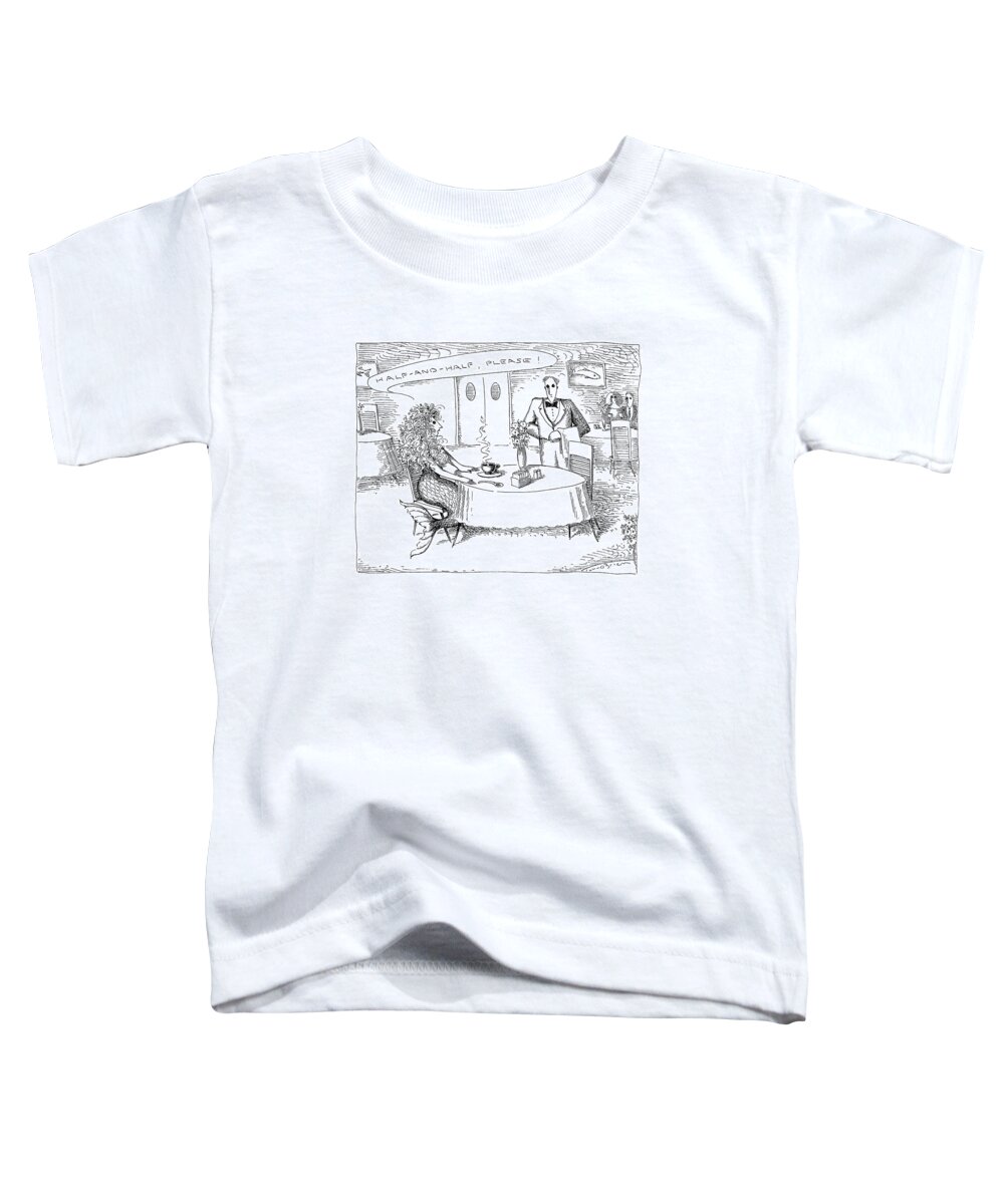 Play On Words Toddler T-Shirt featuring the drawing New Yorker July 20th, 1992 by John O'Brien