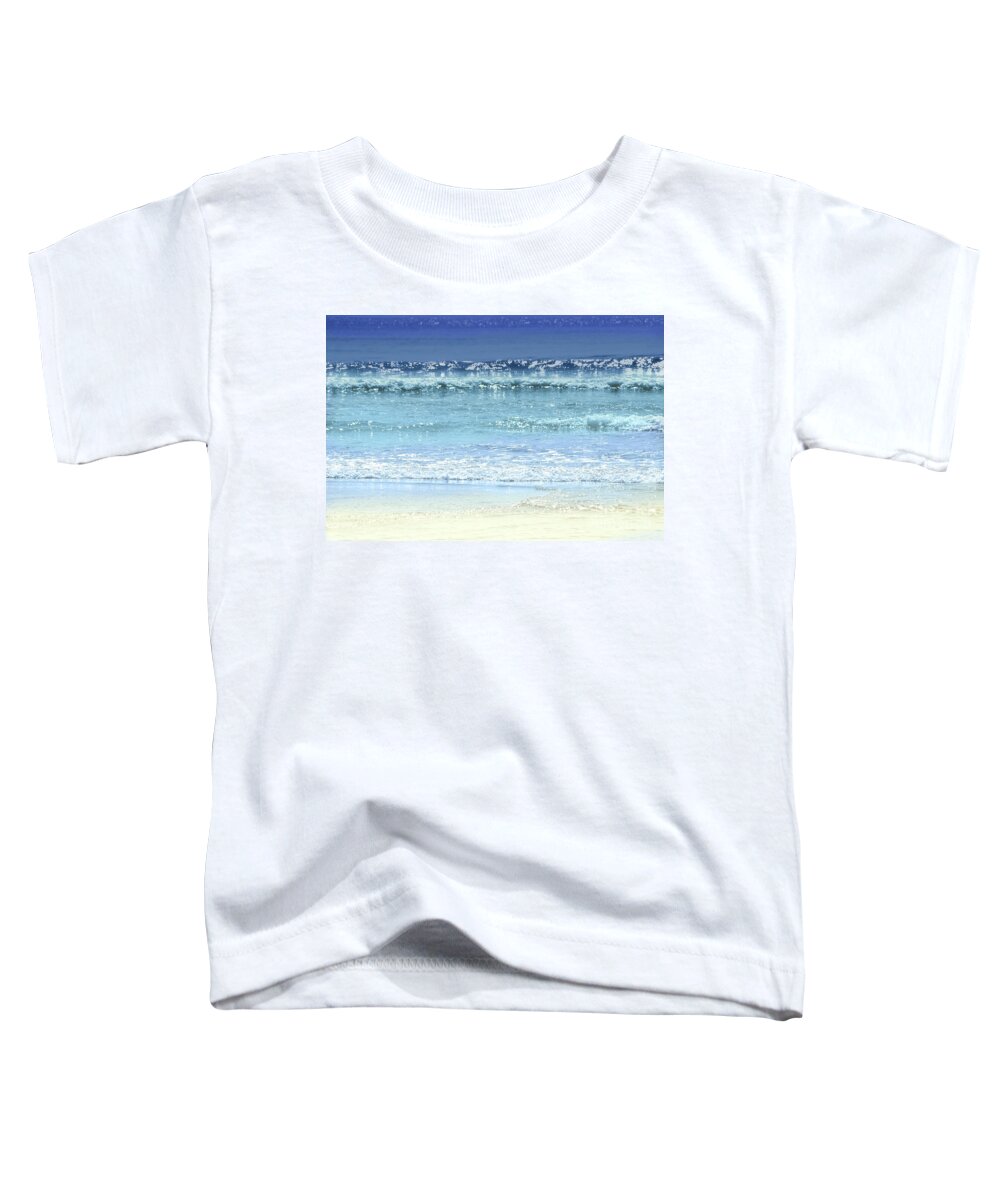 Water Toddler T-Shirt featuring the photograph Ocean colors abstract by Elena Elisseeva