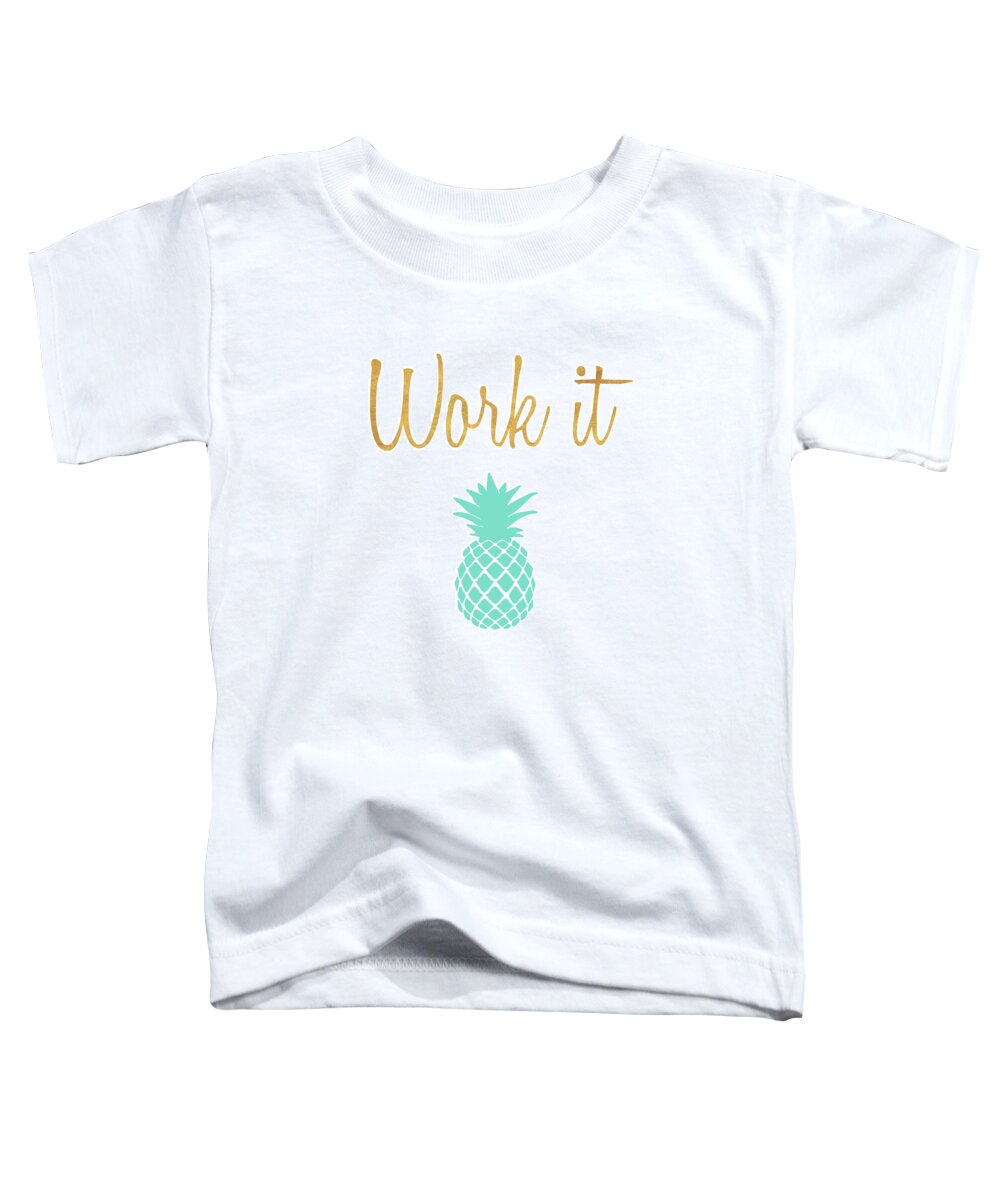 Office Toddler T-Shirt featuring the mixed media Office Pop II by South Social Studio