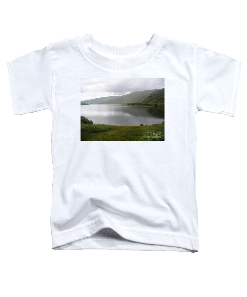 Loch Toddler T-Shirt featuring the photograph On The Loch by Denise Railey