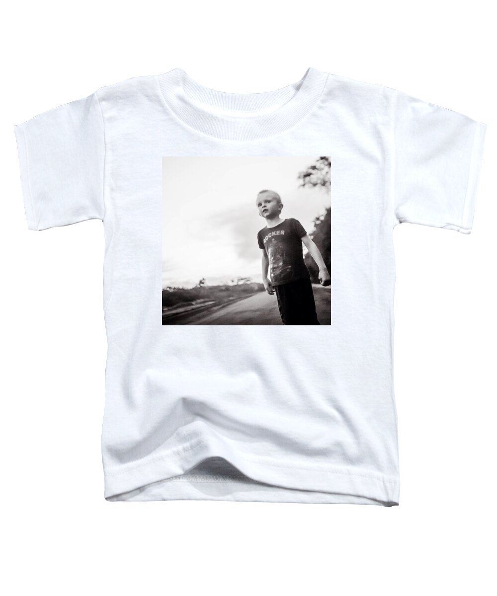  Toddler T-Shirt featuring the photograph On The Road Again by Aleck Cartwright