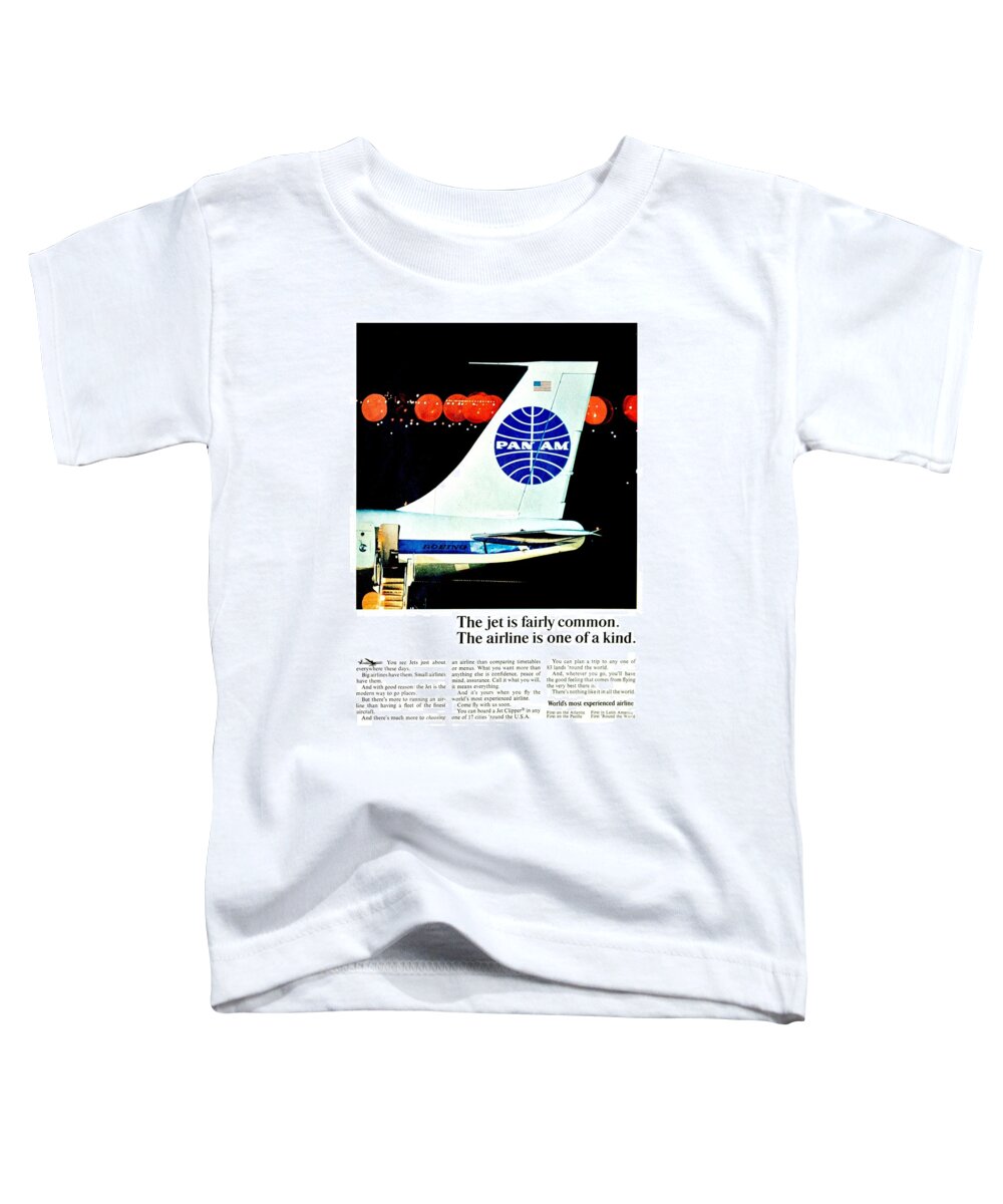 Pan Am Toddler T-Shirt featuring the photograph One of a Kind by Benjamin Yeager