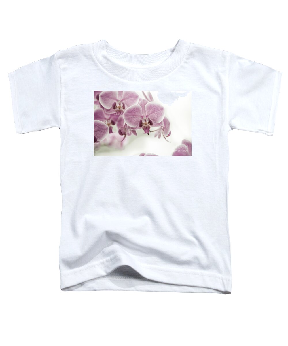 Asia Toddler T-Shirt featuring the photograph Orchid Pink Vintage by Hannes Cmarits