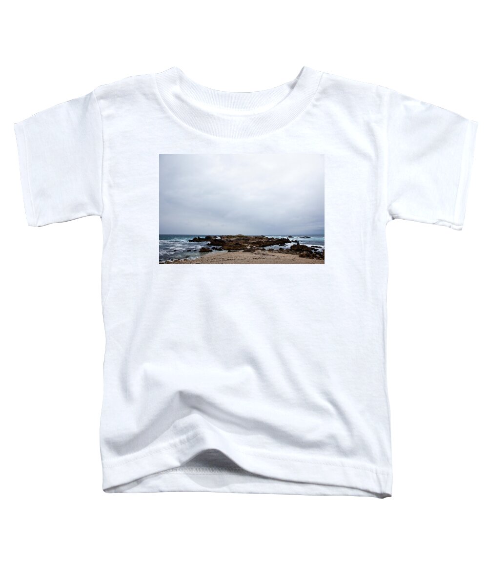 Rocky Toddler T-Shirt featuring the photograph Pacific Horizon by Melinda Ledsome