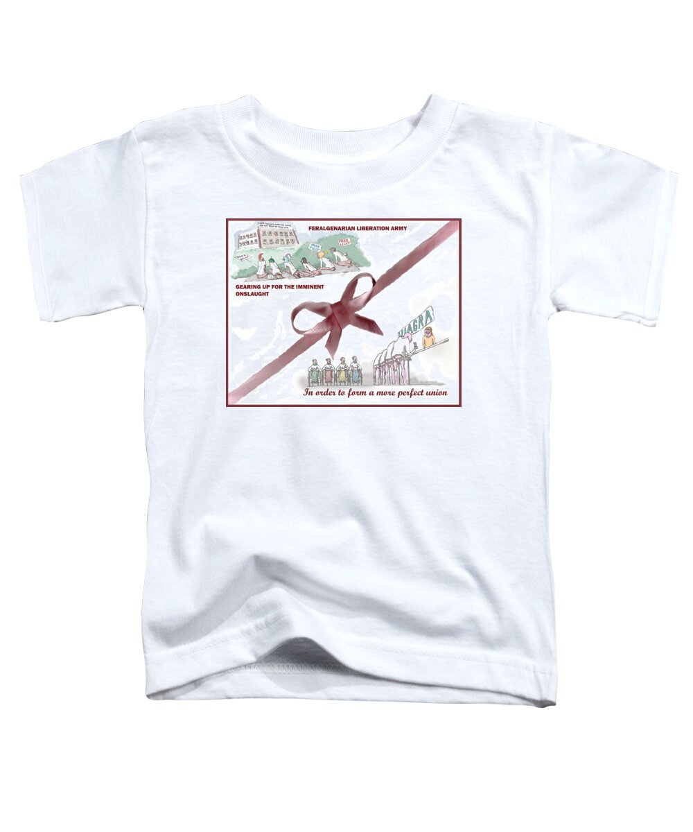  Toddler T-Shirt featuring the digital art Page 41 Feral Coots by R Allen Swezey