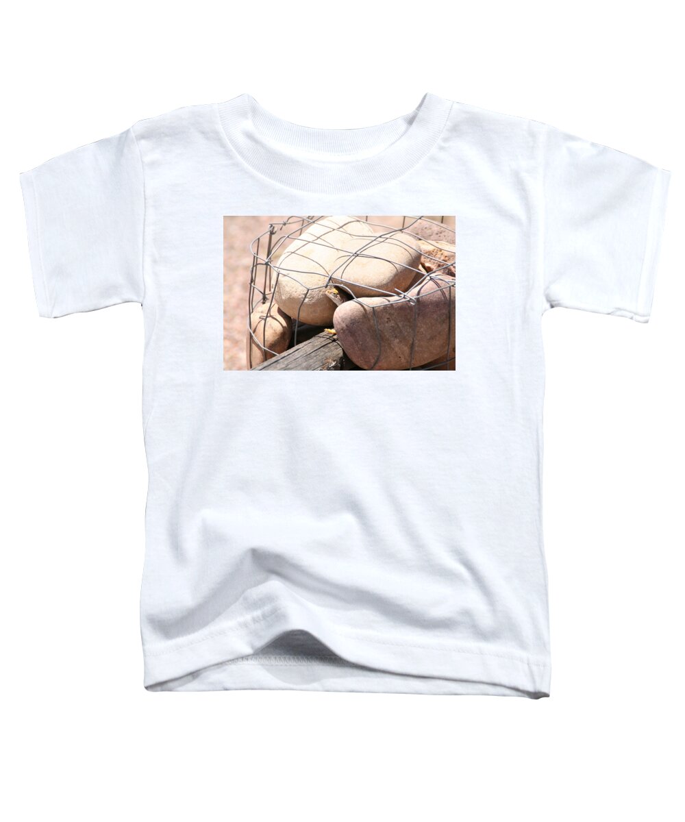 David S Reynolds Toddler T-Shirt featuring the photograph Peeking Out by David S Reynolds