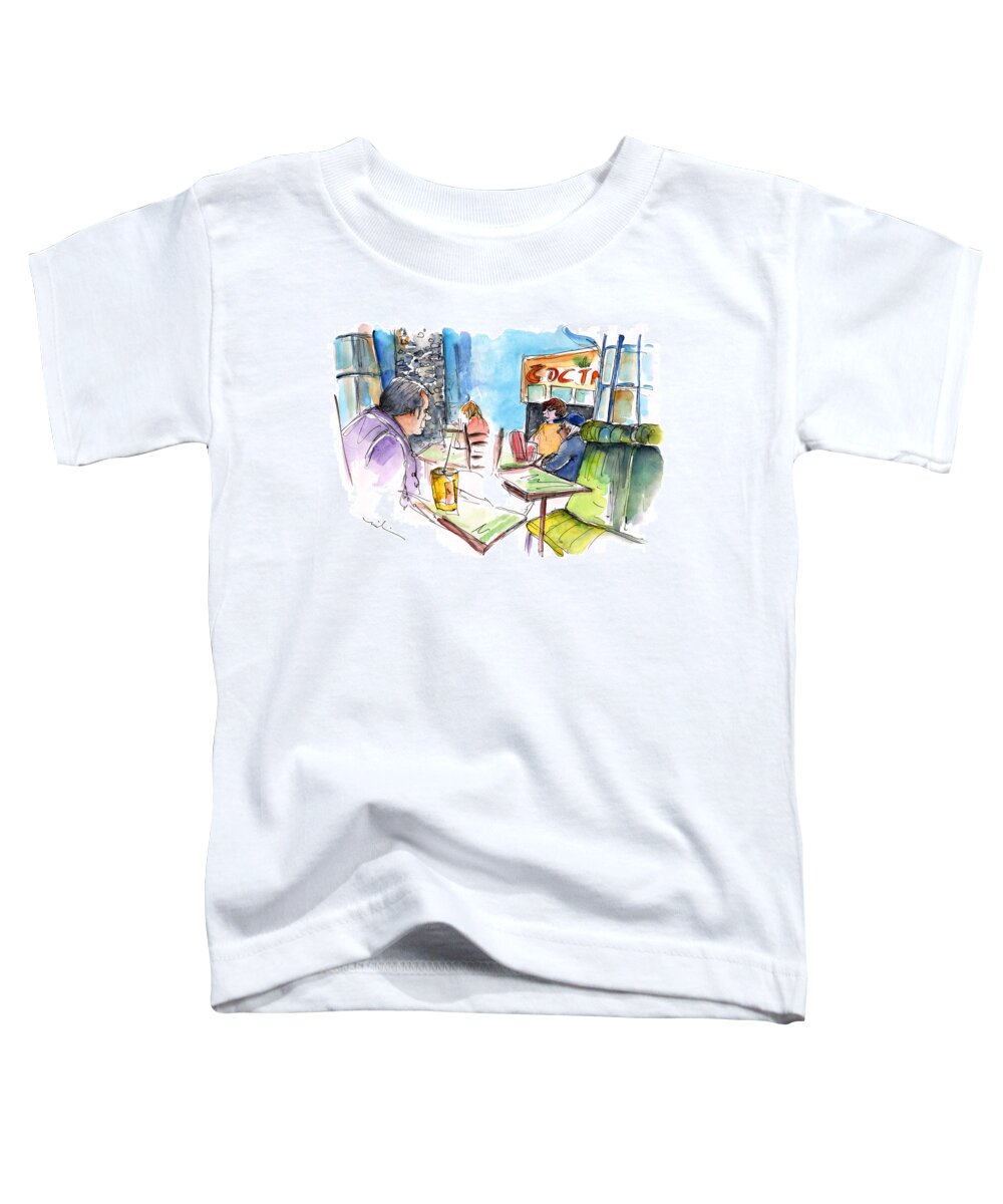 Travel Toddler T-Shirt featuring the painting People at Nashville Cool Springs Galleria 02 by Miki De Goodaboom