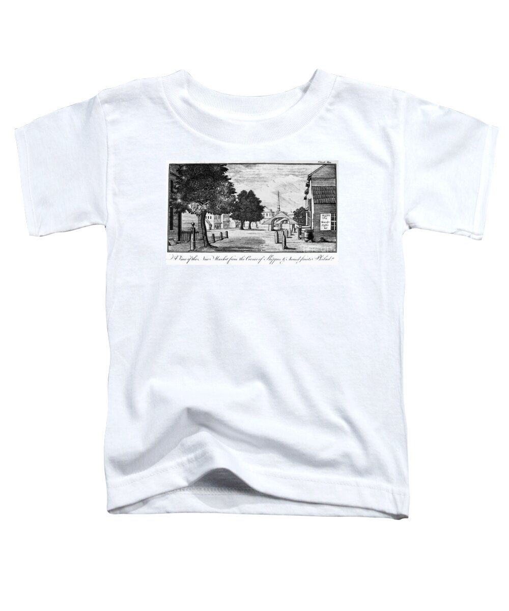 1788 Toddler T-Shirt featuring the photograph Philadelphia Market, 1788 by Granger