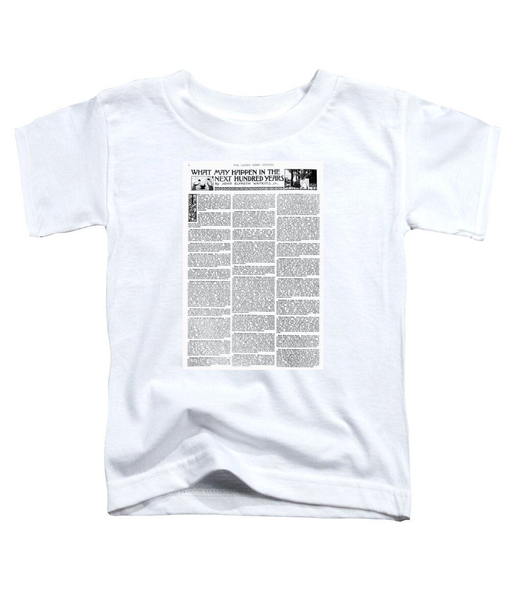 1900 Toddler T-Shirt featuring the painting Predictions, 1900 by Granger