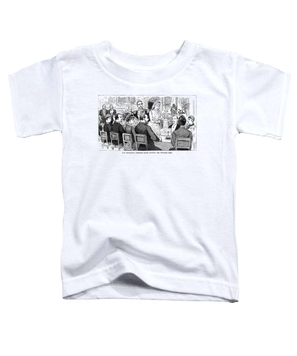 1885 Toddler T-Shirt featuring the painting Princess Marie Of Orlans (1865-1909) by Granger