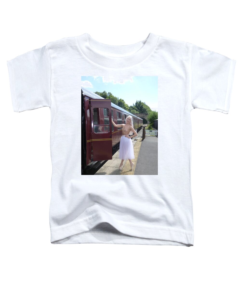 Naughty Toddler T-Shirt featuring the photograph Railway Ballet by Asa Jones
