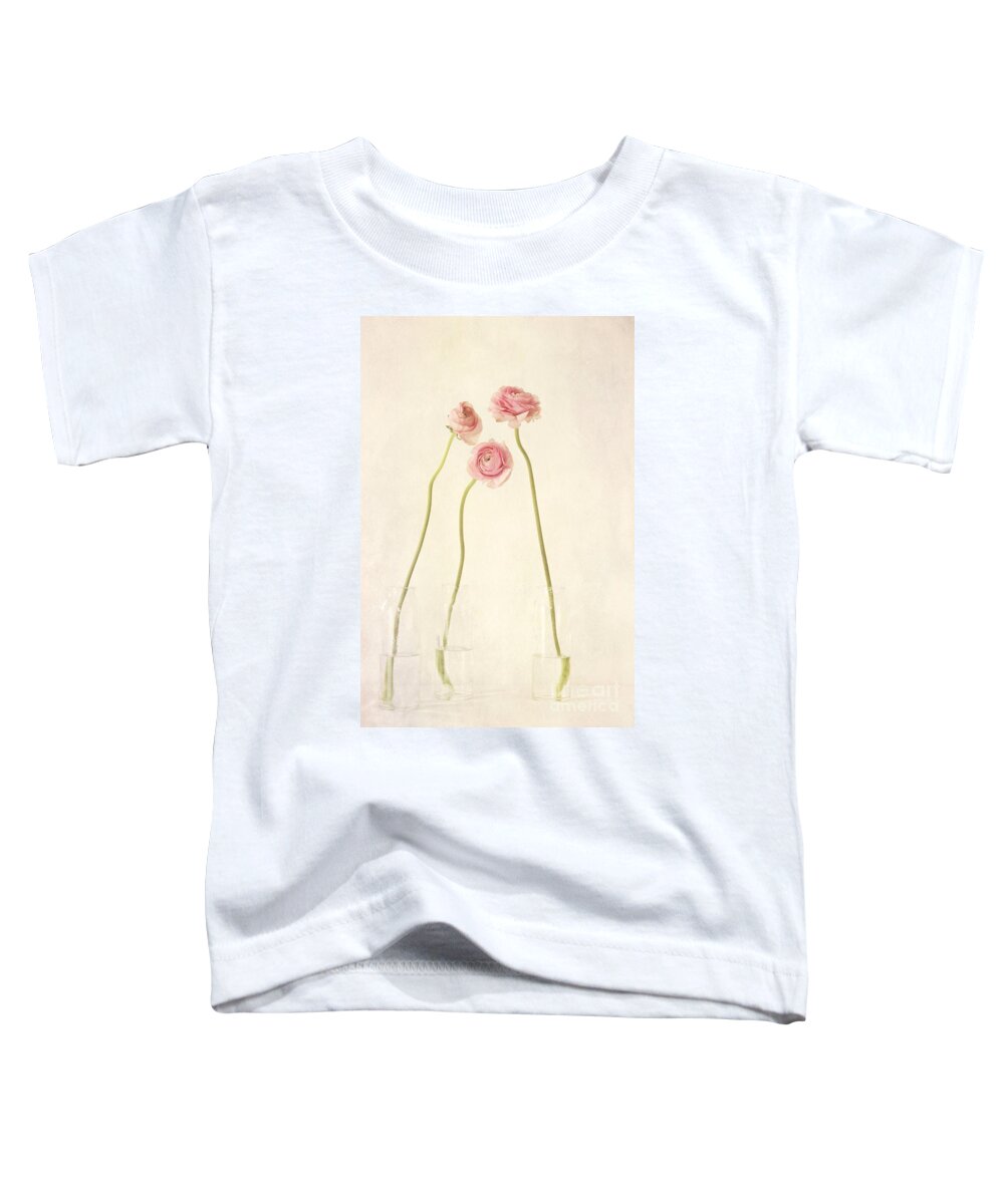 #faatoppicks Toddler T-Shirt featuring the photograph Renoncules by Priska Wettstein