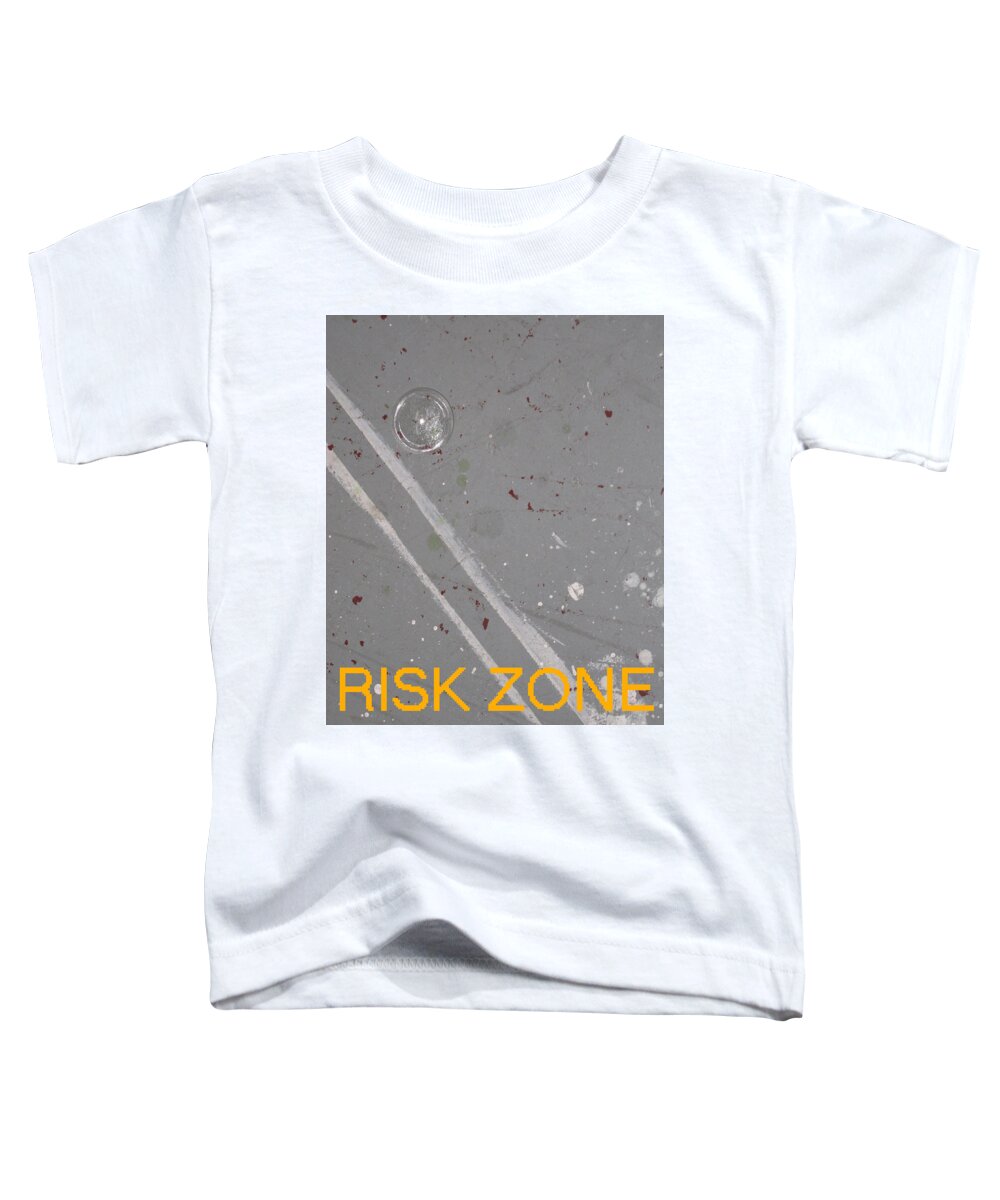 Risk Toddler T-Shirt featuring the photograph Risk Zone by Ingrid Van Amsterdam