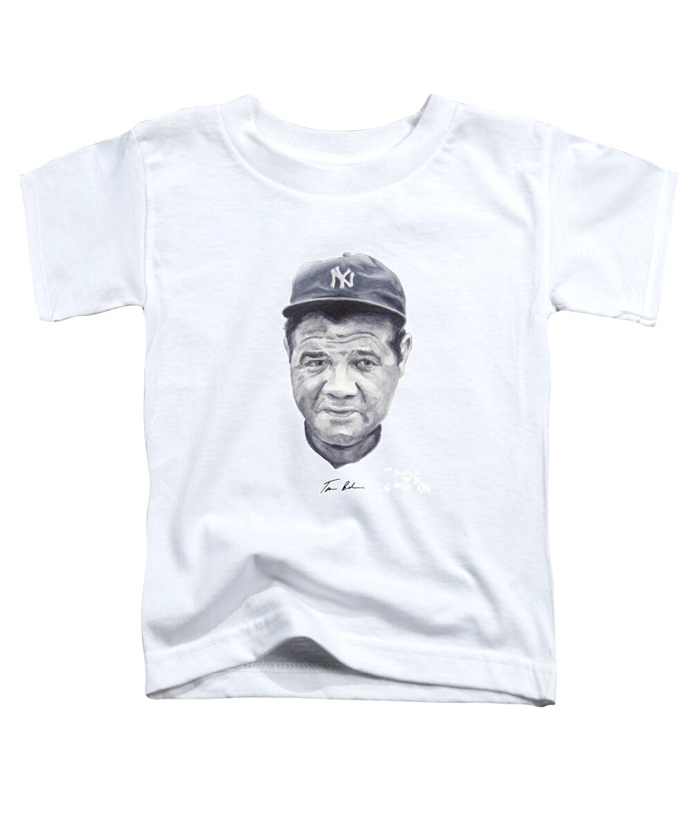 Babe Toddler T-Shirt featuring the painting Ruth by Tamir Barkan