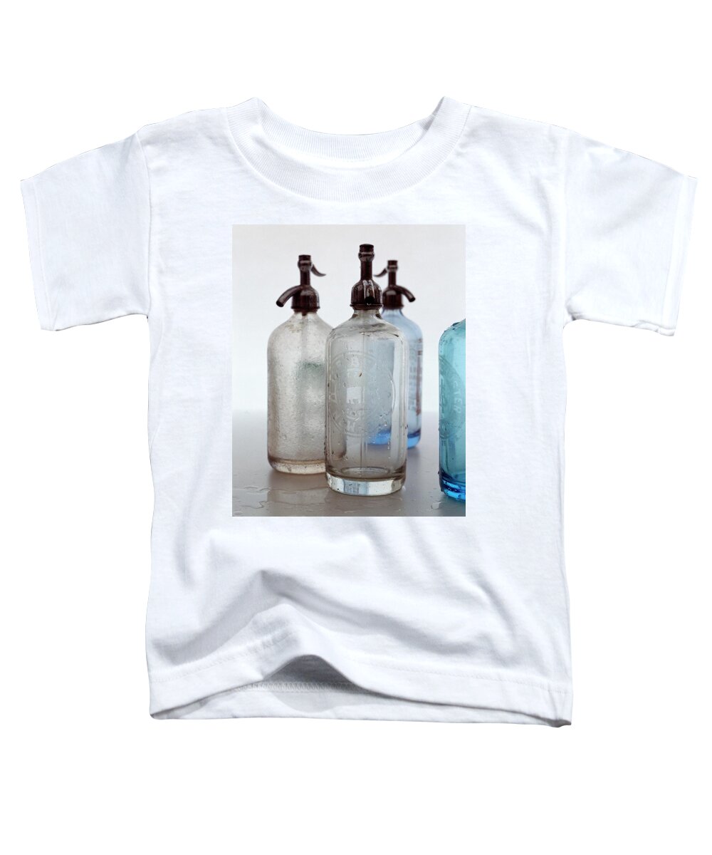 Interior Decoration Toddler T-Shirt featuring the photograph Seltzer Bottles by Romulo Yanes