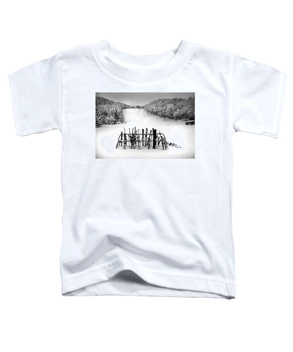 Middlebury Ski Bowl Toddler T-Shirt featuring the photograph Ski Vermont at Middlebury Snow Bowl by Charles Harden