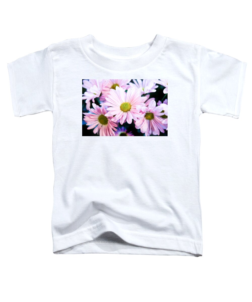 Chrysanthemum Toddler T-Shirt featuring the photograph Smiling at You by Milena Ilieva