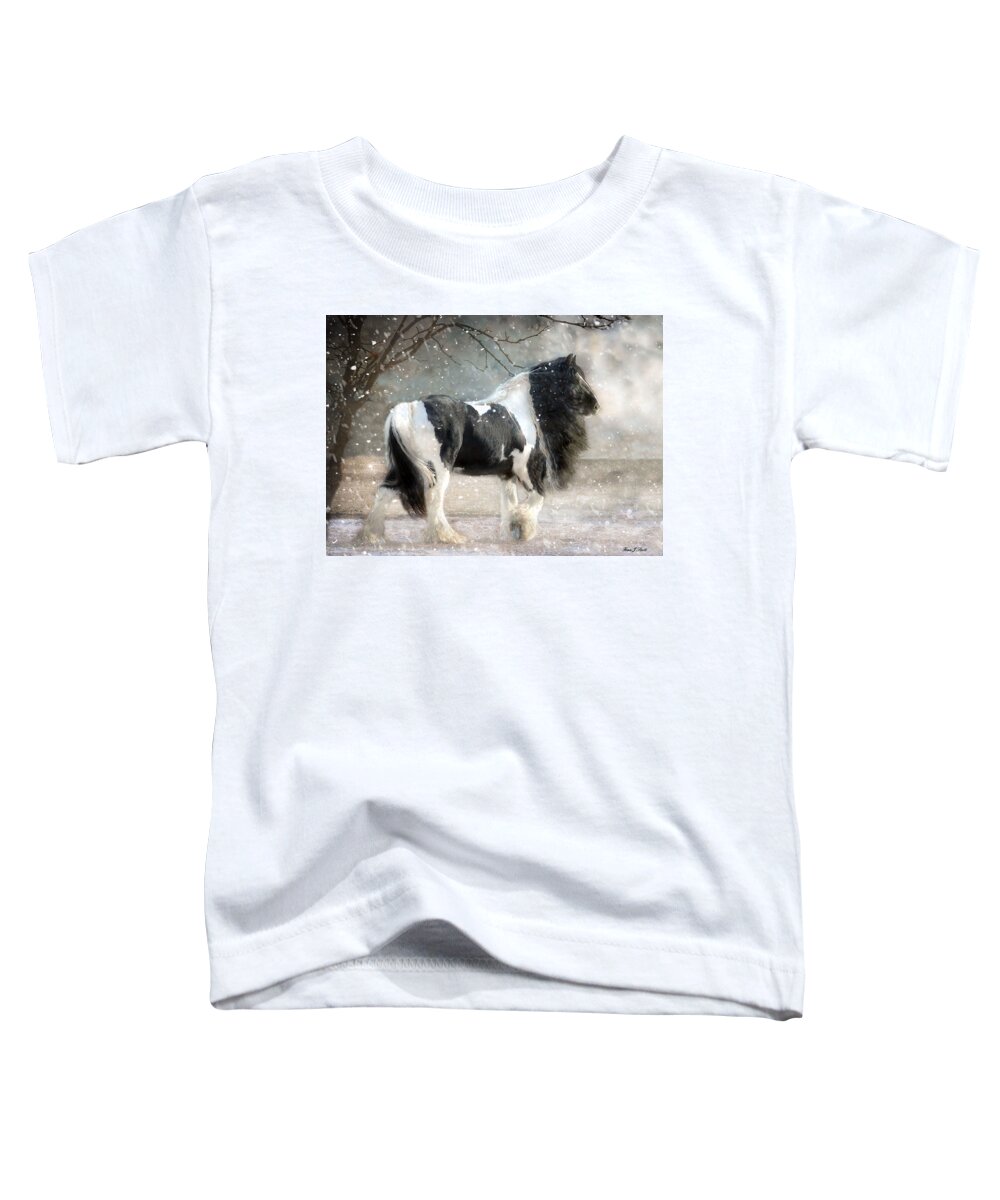Horse Photographs Toddler T-Shirt featuring the photograph Solitary by Fran J Scott