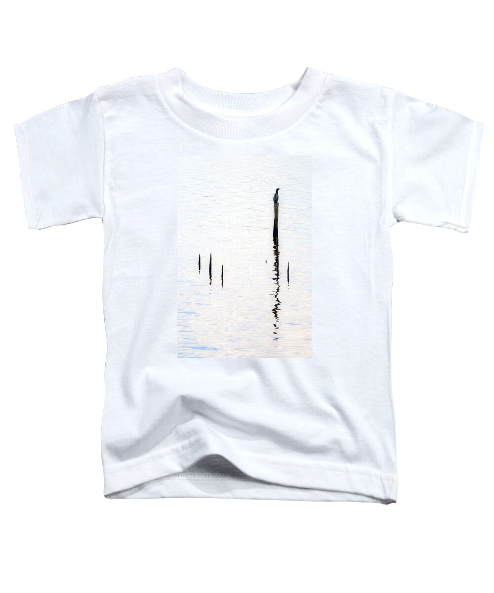 Water Toddler T-Shirt featuring the photograph Solitude by Anthony Davey