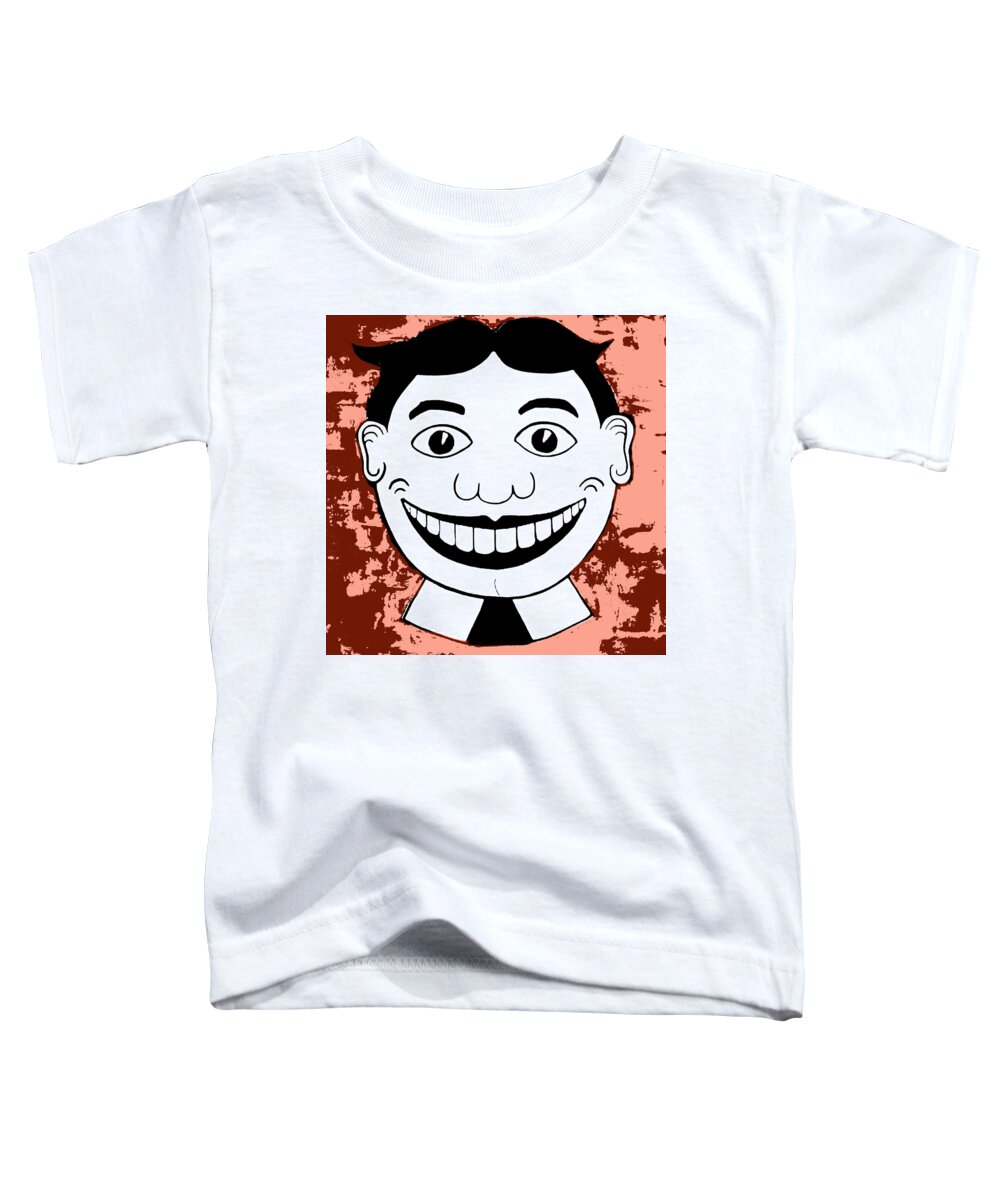  Patricia Arroyo Toddler T-Shirt featuring the painting Tangerine Pop Tillie by Patricia Arroyo
