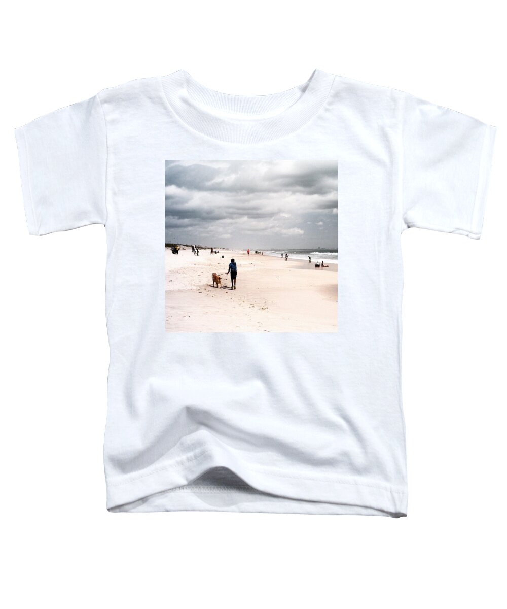 Boy Toddler T-Shirt featuring the photograph The Boy And His Best Friend, South by Aleck Cartwright
