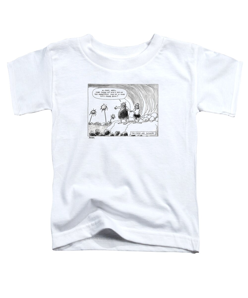
The First Mr. Sotheby
'all Right Toddler T-Shirt featuring the drawing The First Mr. Sotheby
'all Right by Jack Ziegler