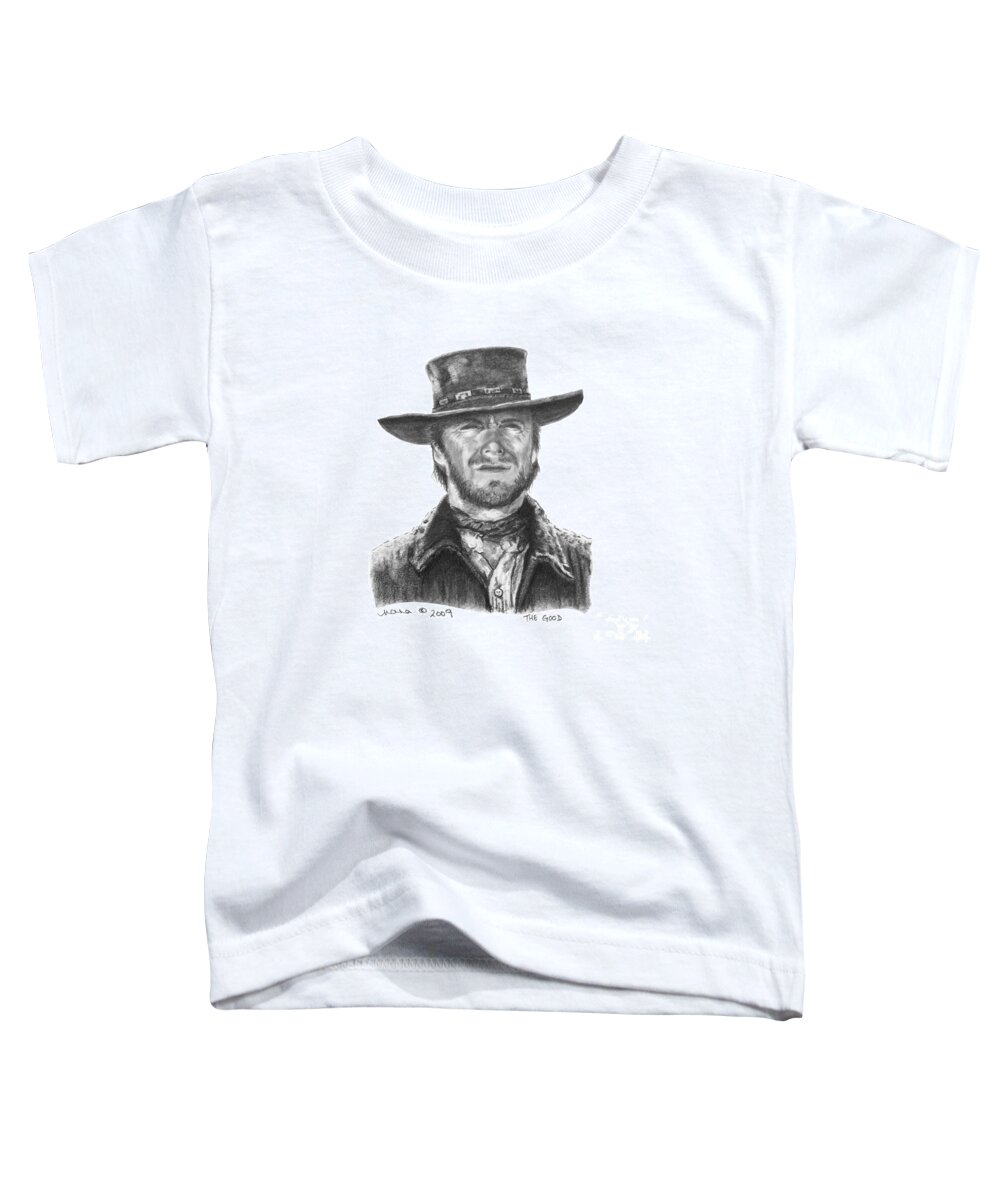 Man Toddler T-Shirt featuring the drawing the Good by Marianne NANA Betts